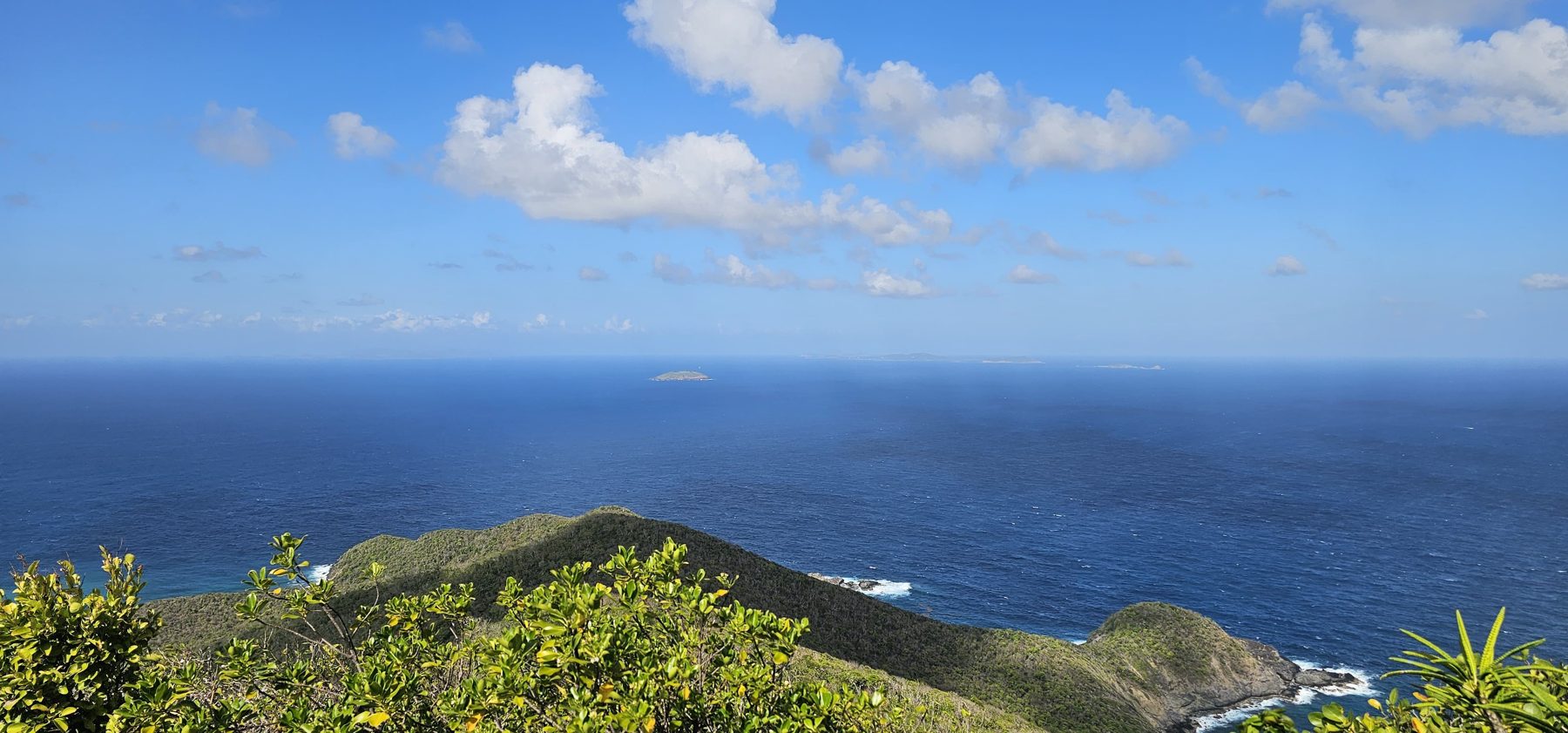 Open Atlantic beyond the ridge